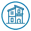 unique multi-family student housing property loans icon