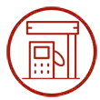 gas station and automotive service loans icon