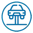 unique automotive services property icon